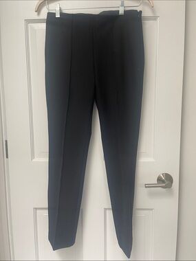 Brass Clothing Black Pintuck cropped pants - sz 8
